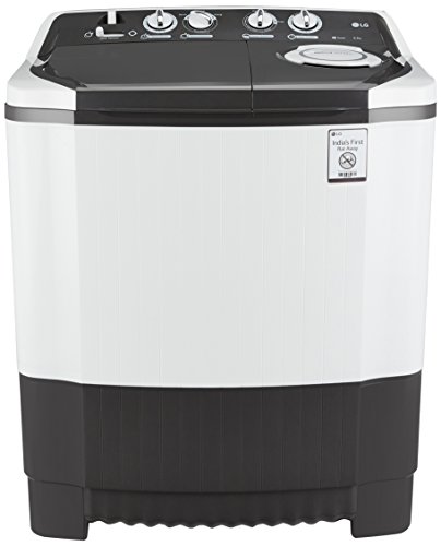 LG 6.5 kg Semi-Automatic Top Loading Washing Machine (P7550R3FA, Dark Grey)