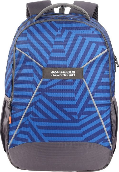 American Tourister Mist Sch Bag 32.5 L Backpack(Brown, Blue)