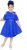 KAARIGARI Girls Midi/Knee Length Party Dress  (Blue, Fashion Sleeve)