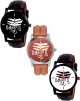 keepkart Sett Of Three Fastrack Modish Combo For Men And Women Watch – For Boys