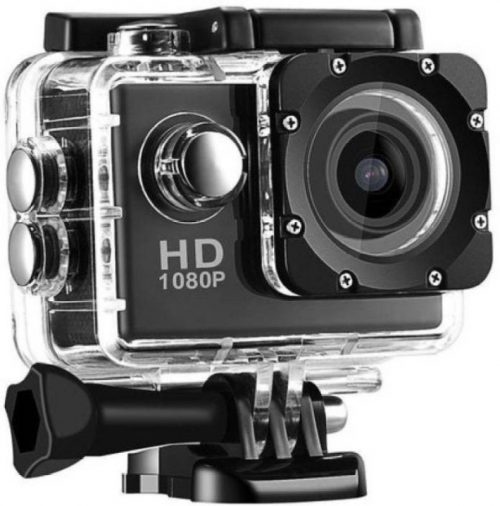 Like Star Action Shot Action Shot Full HD 12MP 1080P Black Helmet Sports Action Waterproof Sports and Action Camera Sports...