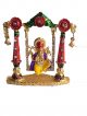 Art N Hub God Ganesh / Ganpati / Lord Ganesha Idol – Statue Gift item Decorative Showpiece – 7 cm  (Brass, Gold)