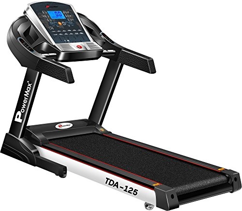 Powermax Fitness TDA-125 2HP (4HP peak) Motorized Treadmill with Auto-Inclination and Auto Lubrication