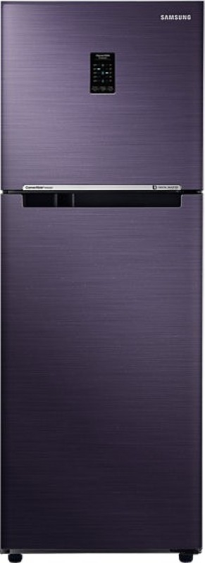 Samsung 253 L Frost Free Double Door 2 Star Refrigerator  (Pebble Blue, RT28K3722UT/RT28N3722UT-HL)