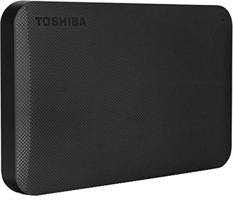 Toshiba 2 TB Wired External Hard Disk Drive  (Matte Black)