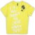 United Colors of Benetton Boys Printed Cotton T Shirt  (Yellow, Pack of 1)